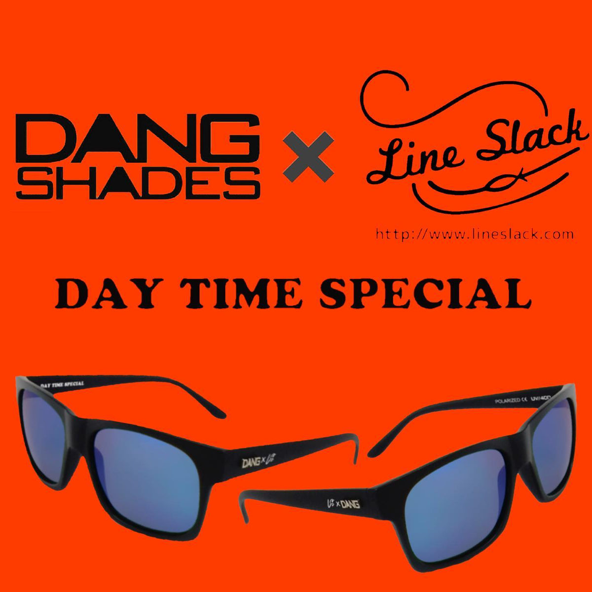 LineSlack + DANG SHADESコラボ偏光グラス第2弾「DAY TIME