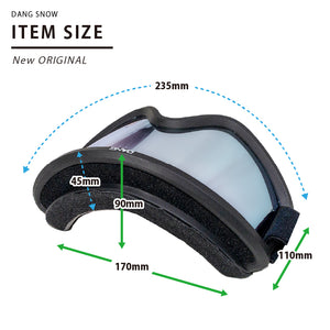 画像をギャラリービューアに読み込む, 【11/30新入荷】DANG SNOW NEW OG 2.5 Matte Tortoisex Polarized Black Silver Mirror(偏光レンズ) |選べるストラップ【vidgg26OG003】