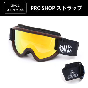 画像をギャラリービューアに読み込む, 【11/30新入荷】DANG SNOW NEW OG 2.5 Matte Tortoisex High Contrast Gold Mirror|選べるストラップ【vidgg26OG006】