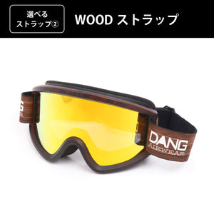 画像をギャラリービューアに読み込む, 【11/30新入荷】DANG SNOW NEW OG 2.5 Matte Tortoisex High Contrast Gold Mirror|選べるストラップ【vidgg26OG006】