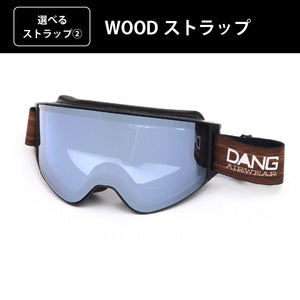 画像をギャラリービューアに読み込む, 【11/30新入荷】DANG SNOW ON LOCK JP Matte Blackx High Contrast Clear Silver Mirror|選べるストラップ【vidgg26OL010】