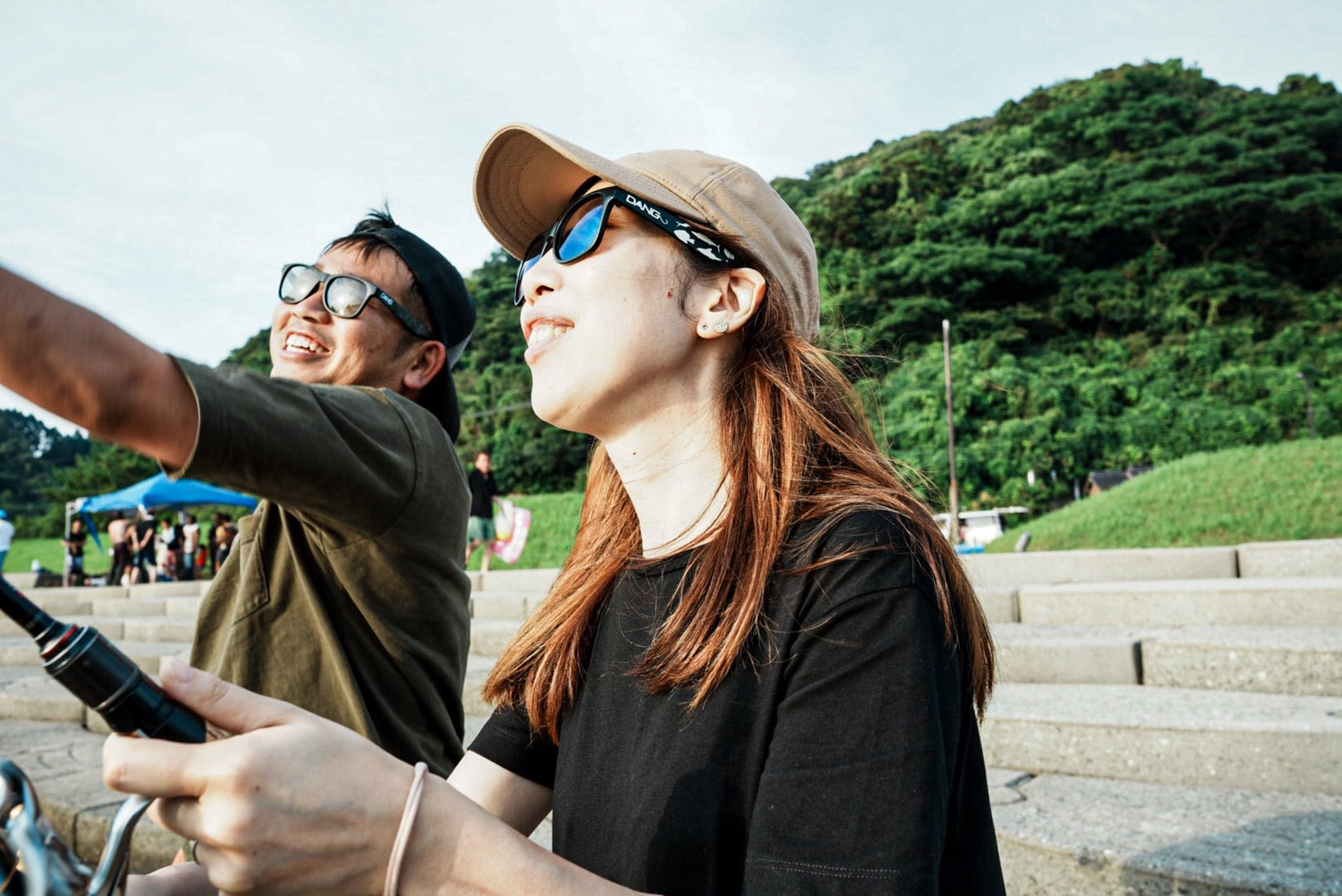 [Restocked on 5/10] LOCO Black Matte x Green Mirror Polarized (polarized lenses) with FISHING (designed by Takayuki Nakamura) [vidg00413]