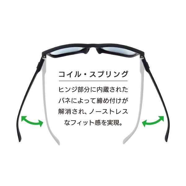 [New release on March 15th!] RECOIL Dark Black Wood Matte x Green Polarized (polarized lenses) [vidg00469]