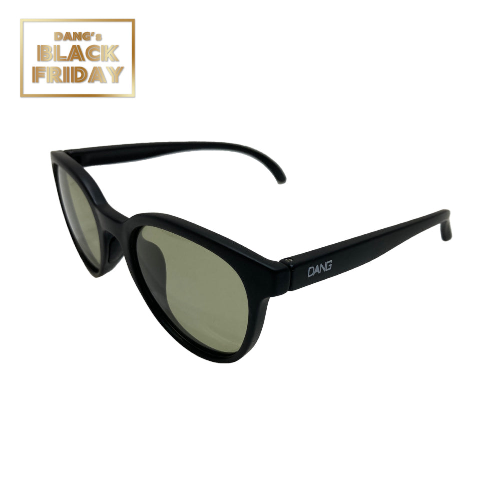 【BLACK FRIDAY限定商品！】FLOATY B Black Matte x Natural Green Polarized Lens(偏光レンズ) [vidg00507]