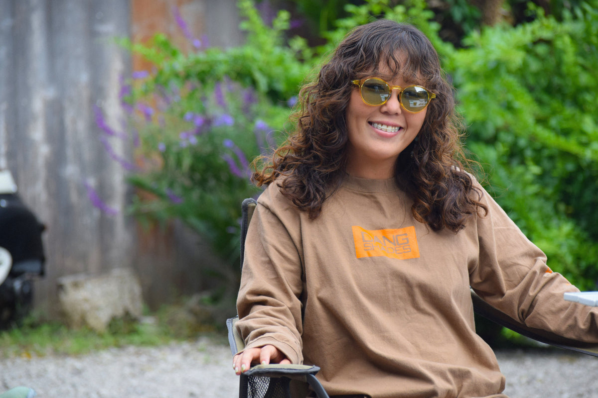 【期間限定販売！9/30迄】DANG SHADES スクエアロゴ25 ロングスリーブTシャツ [vidglt03]