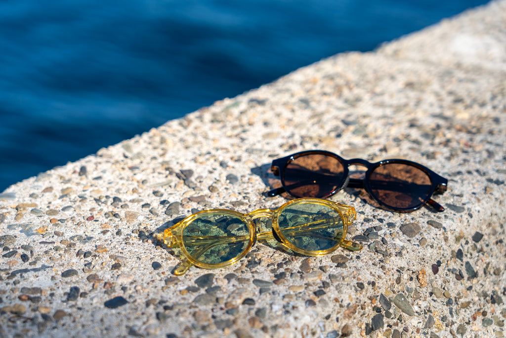 【3/7新発売】PORTO ブラック / べっ甲柄グラデーション x ライトブラウン 激撥水偏光レンズ [vidg00525]