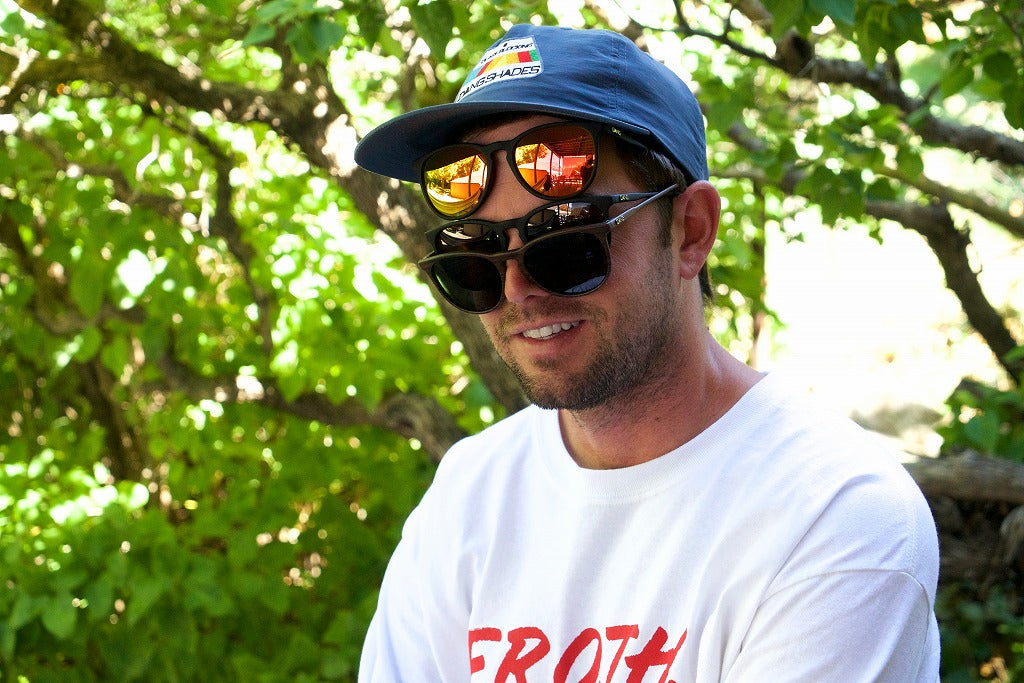 [Restocked on 5/10] FENTON Black Soft x Rose Mirror Polarized (polarized lenses) [vidg00336-1]