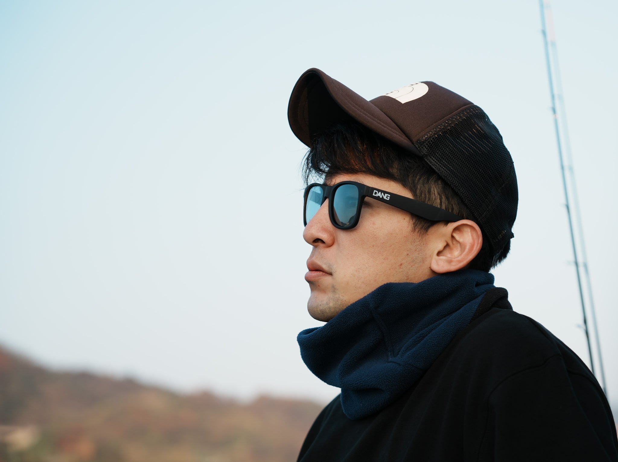 LOCO Black soft x Navy blue PREMIUM LENS(半永久くもり止め加工/偏光レンズ/ブルーライトカット/ハー – DANG  SHADES JP