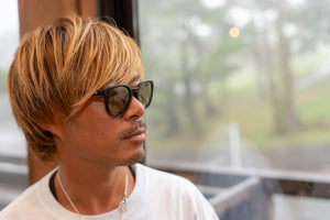 画像をギャラリービューアに読み込む, 【BLACK FRIDAY限定商品！】FLOATY B Black Matte x Natural Green Polarized Lens(偏光レンズ) [vidg00507]
