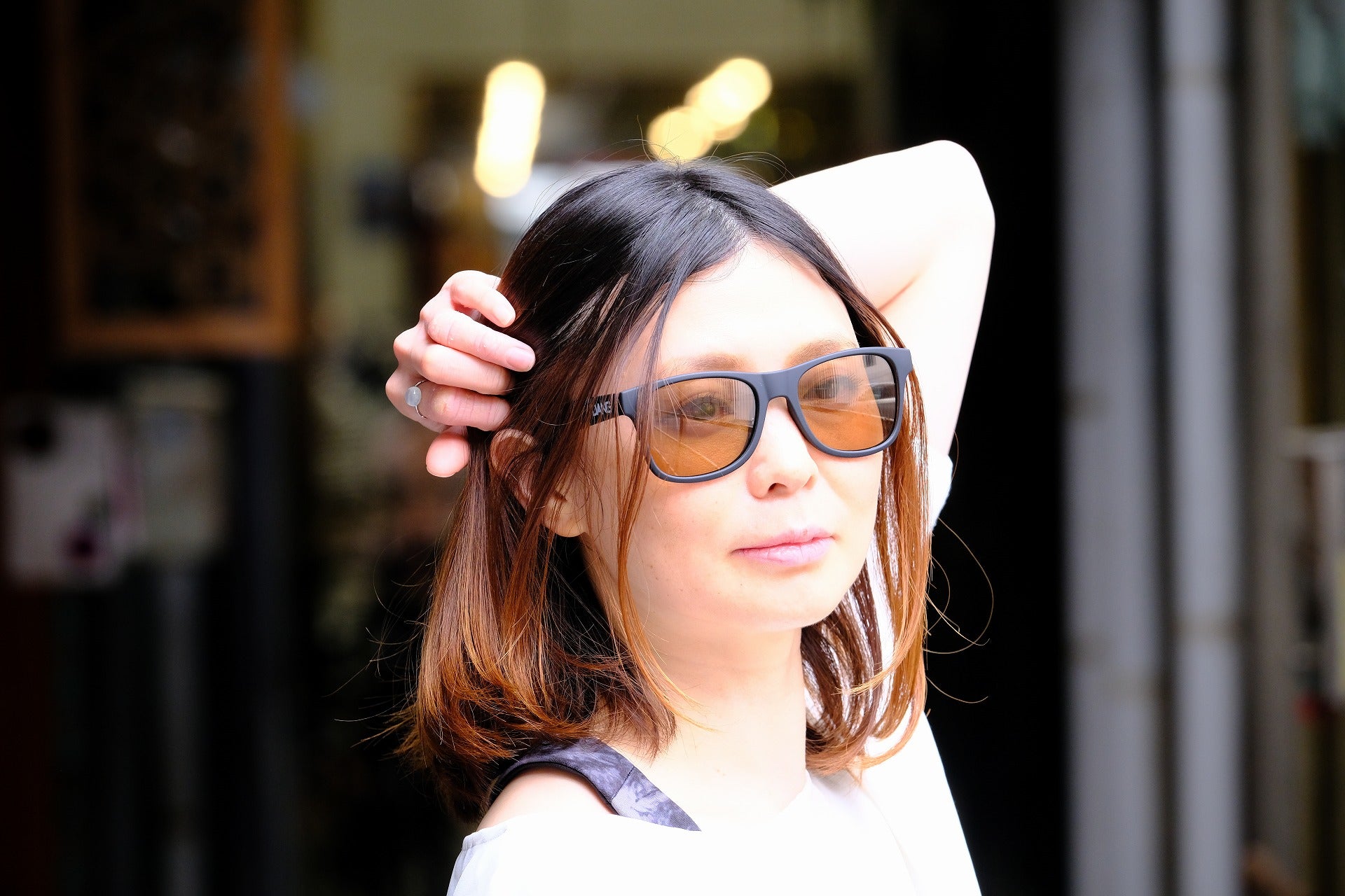 [Restock on March 27th!] LOCO Black soft x Light amber PREMIUM LENS (semi-permanent anti-fog treatment/polarized lens/blue light cut/hard coat included) [vidg00430-lbr]