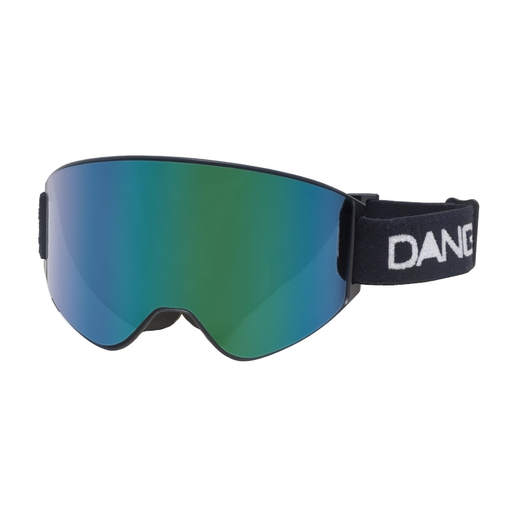 【12/4新発売！】DANG SNOW ON LOCK JP Matte Black Frame x Polarized Green Mirror (偏光レンズ)[vidgg25OL002]