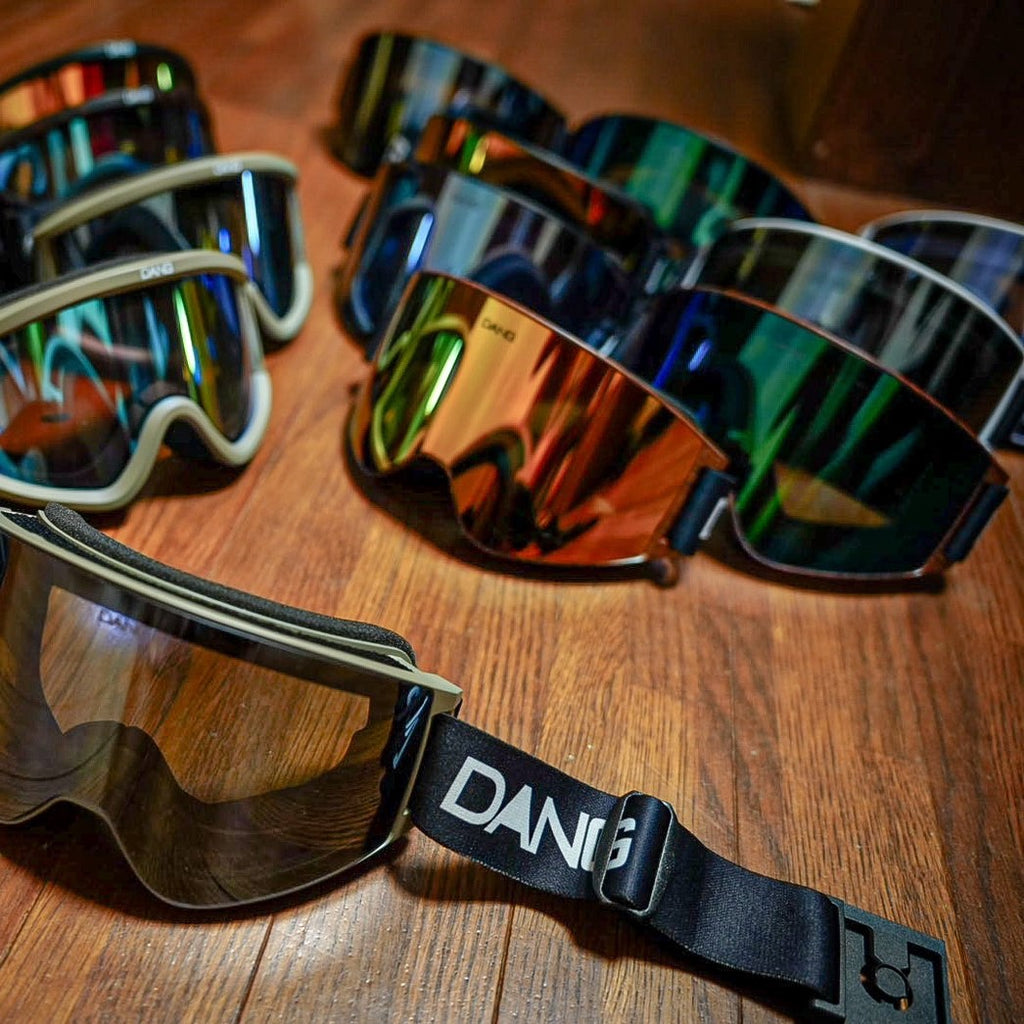 【12/4新発売！】DANG SNOW ON LOCK JP Matte Black Frame x Polarized Green Mirror (偏光レンズ)[vidgg25OL002]