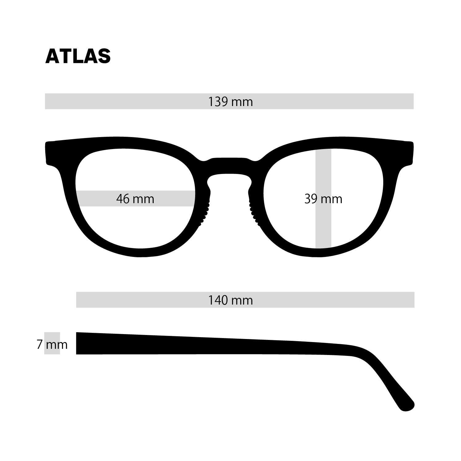 3/7新発売】ATLAS ブラック / べっ甲柄グラデーション x ライト