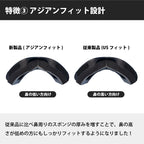 【11/30新入荷】DANG SNOW NEW OG 2.5 Matte Tortoisex High Contrast Clear Silver Mirror｜選べるストラップ【vidgg26OG009】