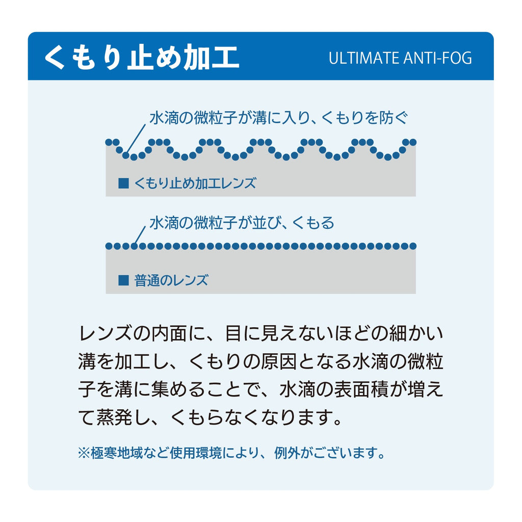【試着商品】LOCO ブラック x ライトネイビーブルー 日本製プレミアムレンズ(防曇偏光) [vidg00430-lnb]