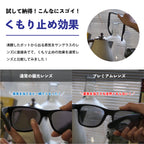 LOCO Black soft x Navy blue PREMIUM LENS (semi-permanent anti-fog treatment/polarized lens/blue light cut/hard coat included) [vidg00430-lnb]