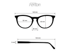 FENTON Black soft x Light amber PREMIUM LENS (semi-permanent anti-fog treatment/polarized lens/blue light cut/hard coat included) [vidg00430-fbr]