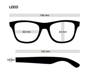 Load image into Gallery viewer, [Trial product] LOCO Black soft x Navy blue PREMIUM LENS (semi-permanent anti-fog treatment/polarized lens/blue light cut/hard coat included) [vidg00430-lnb] 
