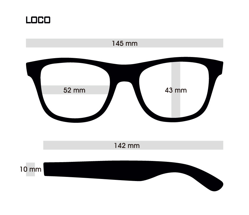 LOCO Black Soft x Chrome Mirror w/ white Logo [vidg00100]
