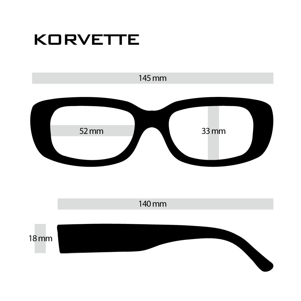 [Released on October 11th!] KORVETTE Shadow Black x Dark smoke lens [vidg00462]