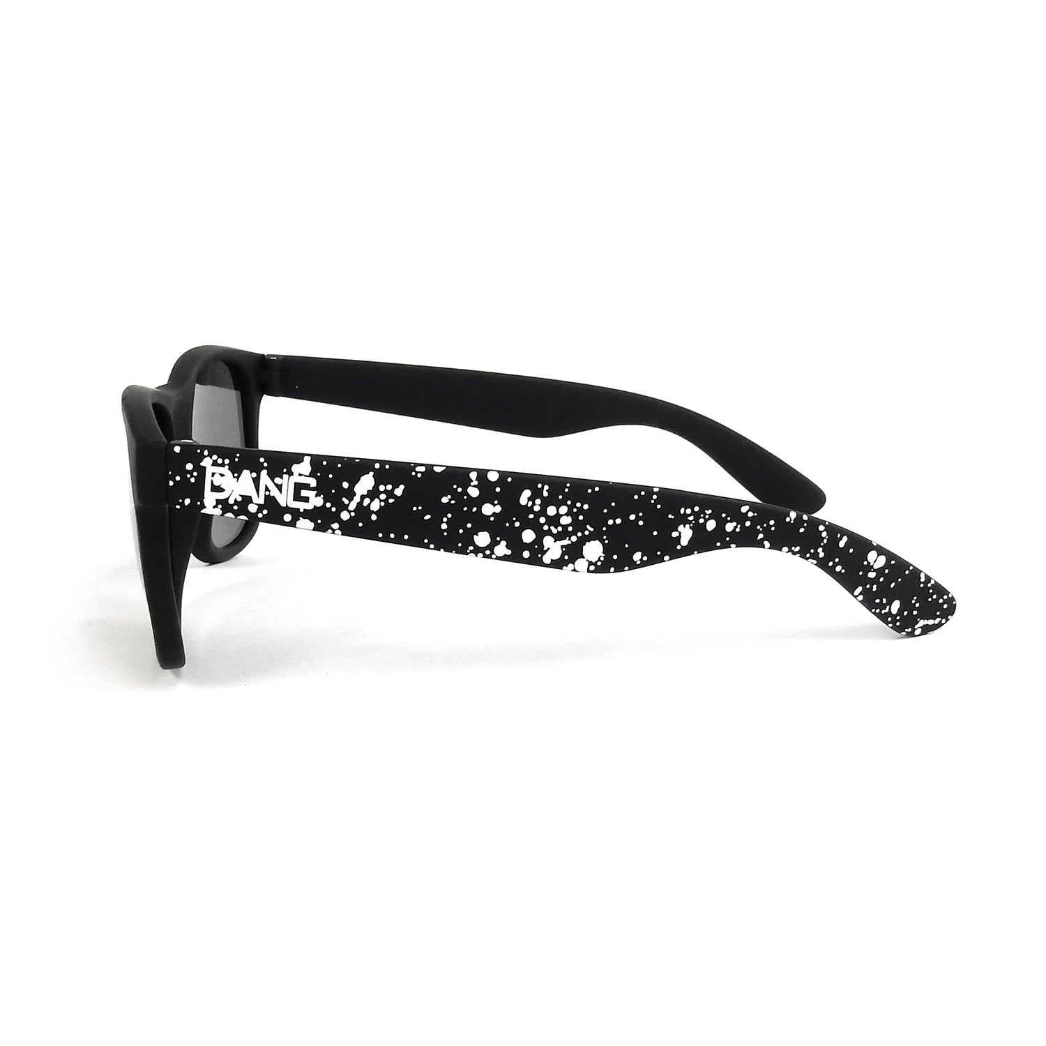 LOCO Black with White Splash x Chrome Mirror Polarized (polarized lenses) [vidg00405]