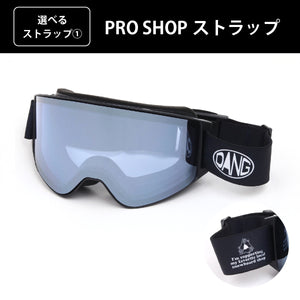 画像をギャラリービューアに読み込む, 【11/30新入荷】DANG SNOW ON LOCK JP Matte Blackx High Contrast Clear Silver Mirror｜選べるストラップ【vidgg26OL010】
