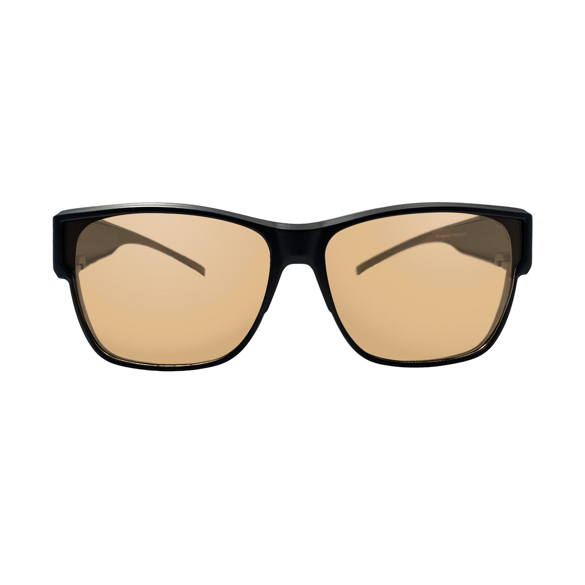 眼鏡の上から掛けられるオーバーグラス】Mondo JP Black Matte X Brown