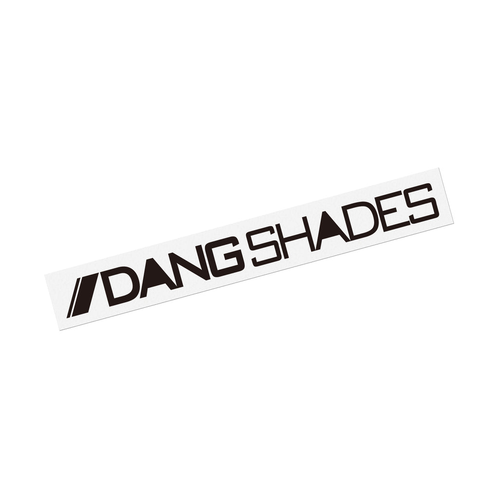 DANG SHADES Horizontal Sticker （BLACK） 200mm×18mm [vidgst0015-bk]