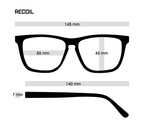 [Tried on product] RECOIL Black x Chrome Mirror Polarized (polarized lenses) [vidg00400]