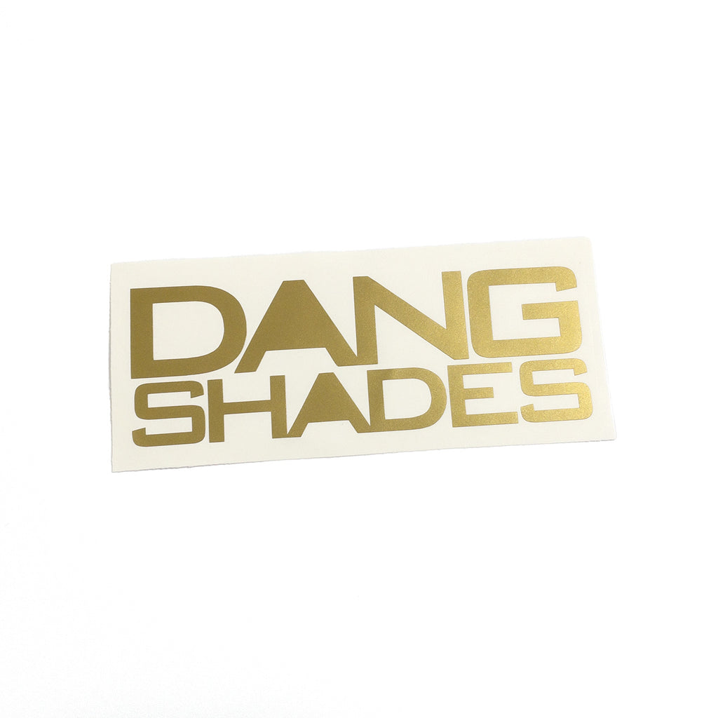 DANG SHADES Sticker (GOLD) / 120mm x 45mm